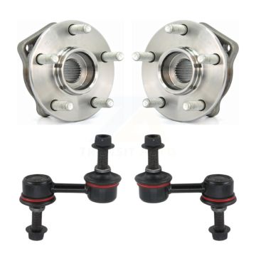 Front Hub Bearing Assembly And Link Kit For Subaru Impreza Forester Outback Legacy WRX K7T-100537