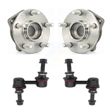 Front Hub Bearing Assembly And Link Kit For 2010-2014 Subaru Legacy K7T-100539