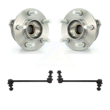 Front Hub Bearing Assembly And Link Kit For Dodge Chrysler 300 Charger Challenger Magnum K7T-100542