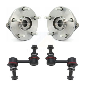 Front Hub Bearing Assembly And Link Kit For 2008-2014 Subaru Tribeca K7T-100555