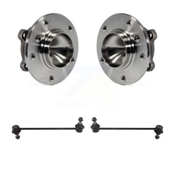Front Hub Bearing Assembly And Link Kit For 2006 BMW 325Ci 330Ci K7T-100560