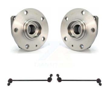 Front Hub Bearing Assembly & Link Kit For Volkswagen Golf SportWagen Rabbit Alltrack GTI K7T-100567