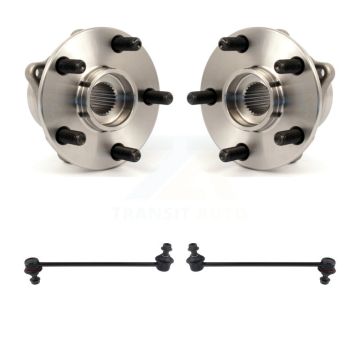 Front Hub Bearing Assembly And Link Kit For 2004-2009 Toyota Prius K7T-100574