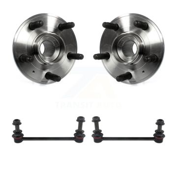 Front Hub Bearing Assembly And Link Kit For Cadillac CTS K7T-100582