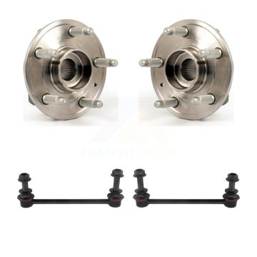 Front Hub Bearing Assembly And Link Kit For Cadillac CTS K7T-100584