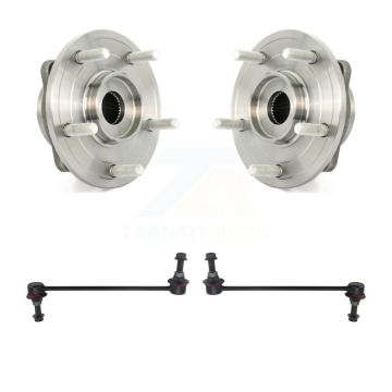 Front Hub Bearing Assembly And Link Kit For 2009-2020 Dodge Journey K7T-100587