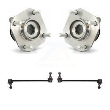 Front Hub Bearing Assembly And Link Kit For 2007-2012 Nissan Sentra 2.0L K7T-100595