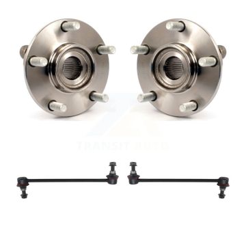 Front Hub Bearing Assembly And Link Kit For 2007-2012 Nissan Sentra 2.5L K7T-100596