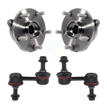 Front Hub Bearing Assembly And Link Kit For Subaru Impreza WRX STI K7T-100598