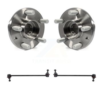 Front Hub Bearing Assembly And Link Kit For 2008-2015 Land Rover LR2 K7T-100608