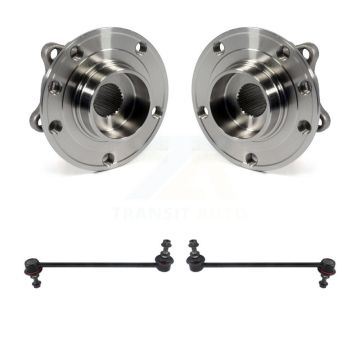Front Hub Bearing Assembly And Link Kit For 2013-2016 Dodge Dart K7T-100613