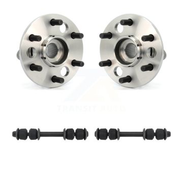 Front Hub Bearing Assembly And Link Kit For 1992-1993 GMC Yukon RWD K7T-100622
