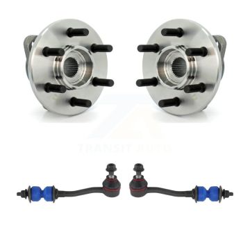 Front Hub Bearing Assembly And Link Kit For 1998 Dodge Durango 2-Wheel ABS K7T-100627