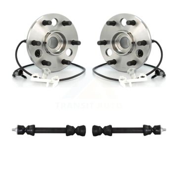 Front Hub Bearing Assembly & Link Kit For K1500 Chevrolet GMC K2500 Tahoe Yukon Suburban K7T-100634