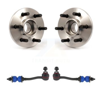 Front Hub Bearing Assembly And Link Kit For Dodge Dakota Durango RWD with 2-Wheel ABS K7T-100642