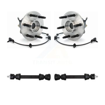 Front Hub Bearing Assembly Link Kit For Chevrolet GMC Silverado 1500 Sierra Avalanche XL K7T-100645