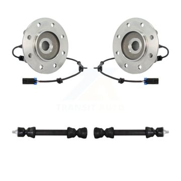 Front Hub Bearing Assembly & Link Kit For K2500 Chevrolet GMC K3500 Tahoe K1500 Suburban K7T-100649