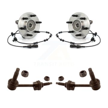 Front Hub Bearing Assembly And Link Kit For Ford Expedition Lincoln Navigator K7T-100655