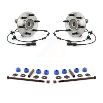 Front Hub Bearing Assembly And Link Kit For Ford Expedition Lincoln Navigator K7T-100656
