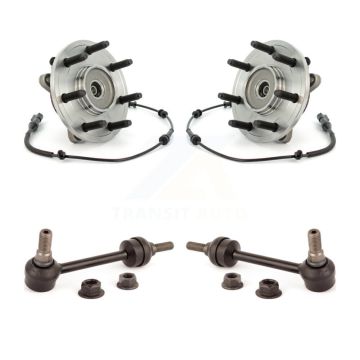 Front Hub Bearing Assembly And Link Kit For 2004 Ford F-150 4WD With 7 Lug Wheels K7T-100660