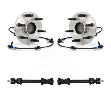Front Hub Bearing Assembly Link Kit For Chevrolet GMC Silverado 1500 Sierra Avalanche XL K7T-100668