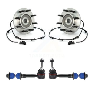 Front Hub Bearing Assembly And Link Kit For Dodge Ram 2500 3500 4WD K7T-100676