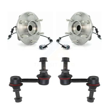 Front Hub Bearing Assembly And Link Kit For Nissan TITAN INFINITI QX56 Armada Pathfinder K7T-100678