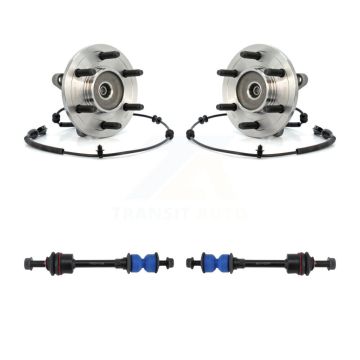 Front Hub Bearing Assembly Link Kit For Ford F-150 Lincoln Mark LT With 6 Lug Wheels 4WD K7T-100689
