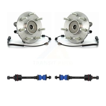 Front Hub Bearing Assembly Link Kit For Ford F-150 Lincoln Mark LT With 7 Lug Wheels 4WD K7T-100690