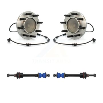 Front Hub Bearing Assembly And Link Kit For 2003-2005 Dodge Ram 2500 3500 RWD K7T-100701