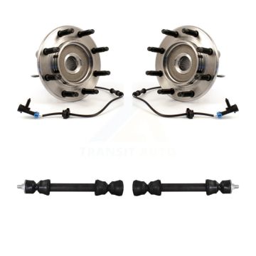 Front Hub Bearing Assembly Link Kit For Chevrolet GMC Sierra 2500 HD Silverado 3500 Yukon K7T-100709