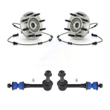 Front Hub Bearing Assembly And Link Kit For Dodge Ram 1500 3500 With 8 Lug Wheels K7T-100713