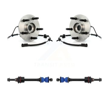 Front Hub Bearing Assembly Link Kit For 2009 Dodge Ram 1500 With 5 Lug Wheels To 12 07 08 K7T-100716