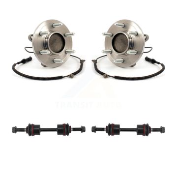 Front Hub Bearing Assembly And Link Kit For 2009-2010 Ford F-150 RWD K7T-100720