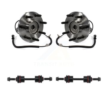 Front Hub Bearing Assembly And Link Kit For 2009-2010 Ford F-150 RWD K7T-100721