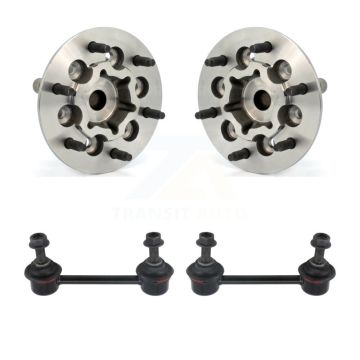 Front Hub Bearing Assembly And Link Kit For 2009-2012 Chevrolet Colorado GMC Canyon RWD K7T-100724