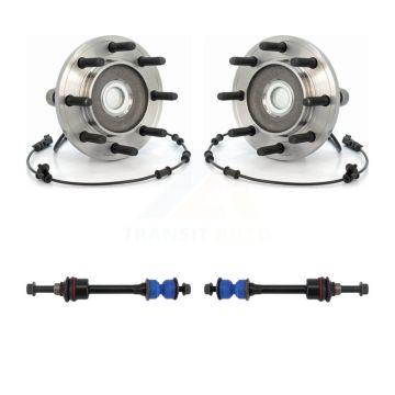 Front Hub Bearing Assembly And Link Kit For Dodge Ram 2500 3500 K7T-100726