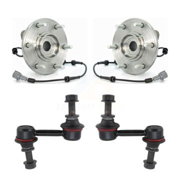 Front Hub Bearing Assembly And Link Kit For Nissan TITAN Armada INFINITI QX56 K7T-100728