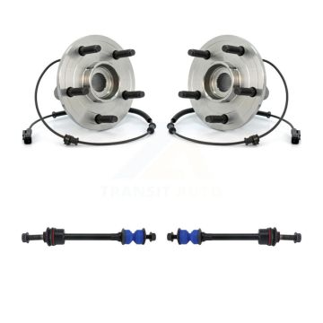 Front Hub Bearing Assembly And Link Kit For Dodge Ram 1500 4WD K7T-100730