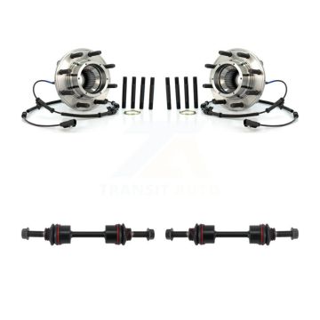 Front Hub Bearing Assembly And Link Kit For Ford F-350 Super Duty F-250 4WD K7T-100731