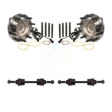 Front Hub Bearing Assembly And Link Kit For 2011-2016 Ford F-450 Super Duty F-550 4 X 2 K7T-100733
