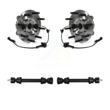 Front Hub Bearing Assembly & Link Kit For GMC Chevrolet Sierra 2500 HD Silverado 3500 4WD K7T-100738