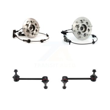 Front Hub Bearing Assembly & Link Kit For Chevrolet Colorado GMC Canyon Isuzu i-350 i-370 K7T-100755
