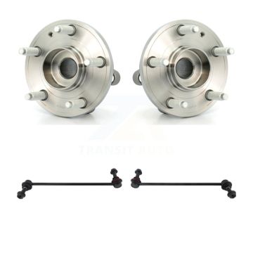 Front Hub Bearing Assembly And Link Kit For Ford Explorer Police Interceptor Utility K7T-100758