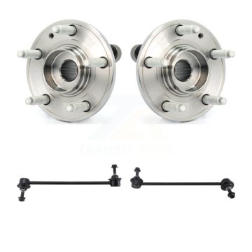 Front Hub Bearing Assembly And Link Kit For Ford Five Hundred Freestyle Taurus X Mercury K7T-100768