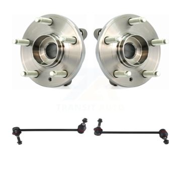 Front Hub Bearing Assembly And Link Kit For 2009 Ford Flex Lincoln MKS K7T-100775