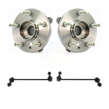 Front Hub Bearing Assembly And Link Kit For Ford Flex Taurus Lincoln MKT MKS K7T-100776