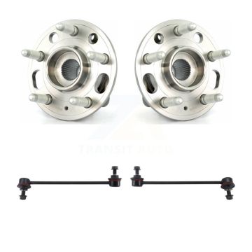 Front Hub Bearing Assembly And Link Kit For 2010-2017 Chevrolet Equinox GMC Terrain K7T-100779
