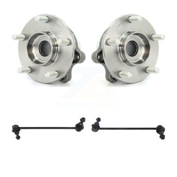Front Hub Bearing Assembly And Link Kit For 2007-2012 Nissan Altima 2.5L K7T-100780