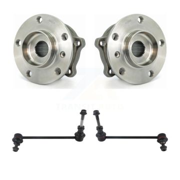 Front Hub Bearing Assembly Link Kit For 17 BMW X6 xDrive35i xDrive50i With Adaptive Drive K7T-100786